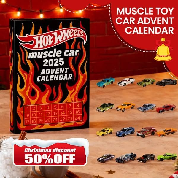 Muscle Toy Car Advent Calendar 2025